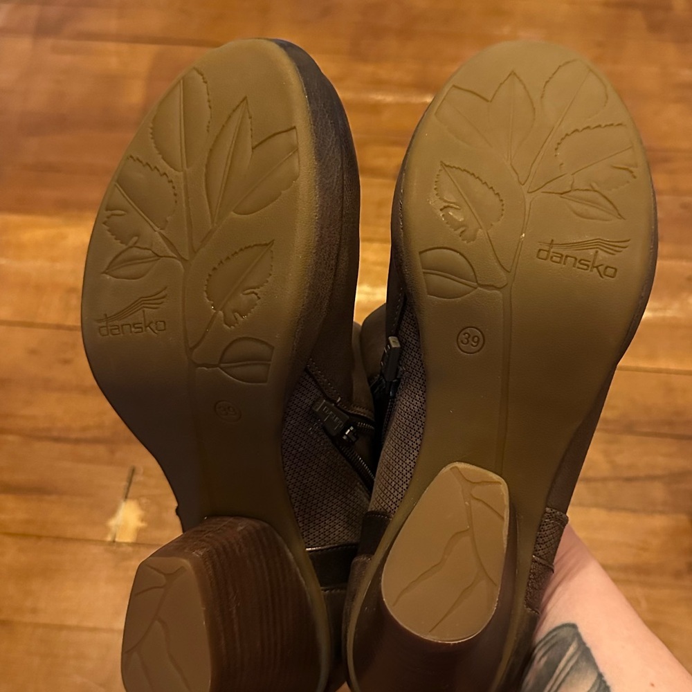 Dansko Women's Brown Ankle Boots - Picture 2 of 3
